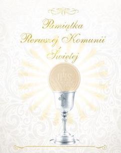 Okładka książki Pamiątka Pierwszej Komunii Świętej