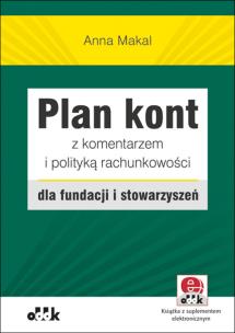 Okładka książki Plan kont z komentarzem i polityką rachunkowości dla fundacji i stowarzyszeń