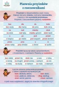 Opakowanie Plansza ortograficzna ''Pisownia przyimków