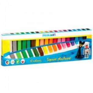 Opakowanie Plastelina kwadrat 18 kolorów PRIMA ART