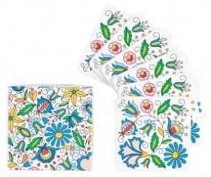 Opakowanie Podkładki korkowe FOLK- zestaw 6 szt. - kaszubskie