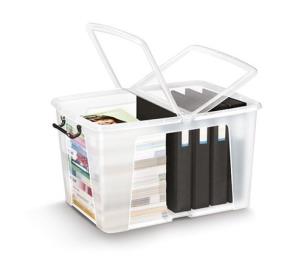 Opakowanie Pojemnik biurowy Cep Smartbox 65L transparentny