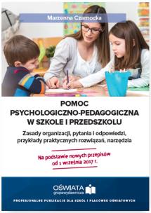 Okładka książki Pomoc psychologiczno-pedagogiczna w szkole i przedszkolu Zasady organizacji przykłady praktycznych