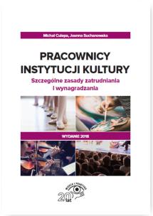 Okładka książki Pracownicy instytucji kultury Szczególne zasady zatrudniania i wynagradzania