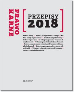 Okładka książki Prawo karne Przepisy 2018