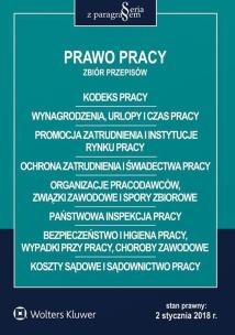 Okładka książki Prawo pracy Zbiór przepisów