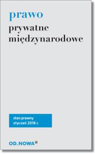 Okładka książki Prawo prywatne międzynarodowe