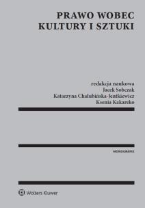 Okładka książki Prawo wobec kultury i sztuki