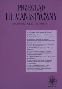 Opakowanie Przegląd Humanistyczny 2/2017