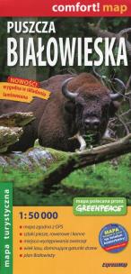 Opakowanie Puszcza Białowieska comfort! map laminowana mapa turystyczna 1:50 000