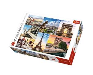 Opakowanie Puzzle Magia Paryża - kolaż 3000