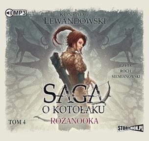 Okładka książki Saga o kotołaku Tom 4 Różanooka - Audiobook