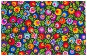 Opakowanie Ściereczka kuchenna FOLK - łowicka czarna