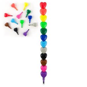 Okładka książki Serce do Serca Przekładana Kredka 12 kolorów