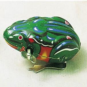 Skacząca ropucha do nakręcania. Wydawca: SmarToys. Multiszop.pl Opakowanie Skacząca ropucha do nakręcania