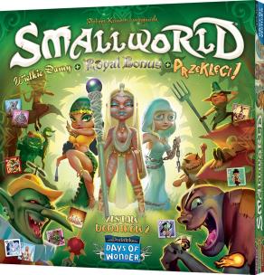 Opakowanie Small World: Zestaw dodatków 2 - Wielkie damy + Royal Bonus + Przeklęci!