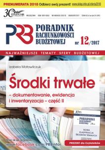 Okładka książki Środki trwałe dokumentowanie ewidencja i inwentaryzacja Część 2