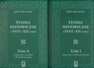 Okładka książki Studia historyczne z XVIII i XIX wieku Tom 1 - 2