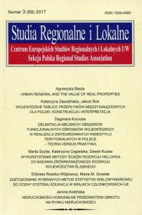Opakowanie Studia Regionalne i Lokalne nr 3 (69) 2017