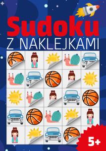 Okładka książki Sudoku z naklejkami 5+
