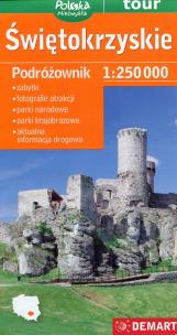 Okładka książki Świętokrzyskie Podróżownik 1:250 000