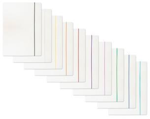 Opakowanie Teczka z gumką lakierowana A4 biała 50 sztuk