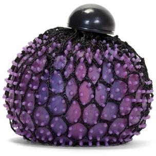 Opakowanie Tęczowy gniotek w siatce fioletowy