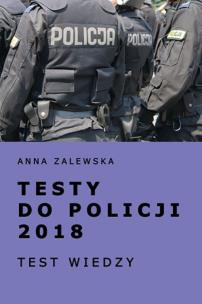 Okładka książki Testy do policji 2018