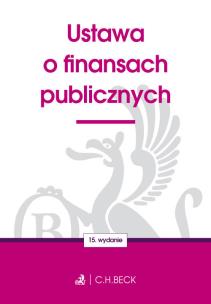 Okładka książki Ustawa o finansach publicznych