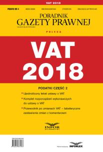 Opakowanie VAT 2018 Podatki Część 2