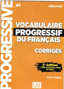 Okładka książki Vocabulaire progressif du Francais niveau debutant A1 klucz 3ed