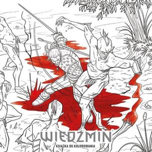 Okładka książki Wiedźmin. Książka do Kolorowania