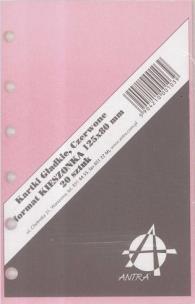 Opakowanie Wkład do organizera K Czysta czerwona ANTRA