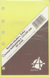 Opakowanie Wkład do organizera K Czysta żółta ANTRA