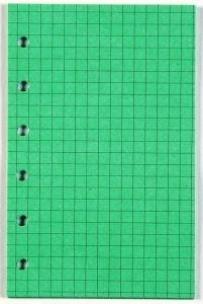 Opakowanie Wkład do organizera K Kratka zielona ANTRA