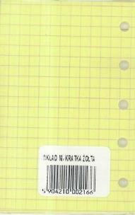 Opakowanie Wkład do organizera M Kratka żółta ANTRA