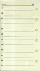 Opakowanie Wkład do organizera MEM/K Adresy ANTRA