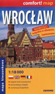 Opakowanie Wrocław comfort! map mapa kieszonkowa 1:18 000