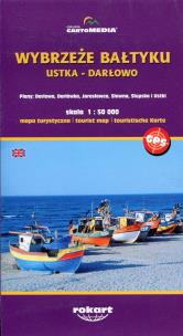 Opakowanie Wybrzeże Bałtyku Ustka Darłowo mapa turystyczna 1:50 000