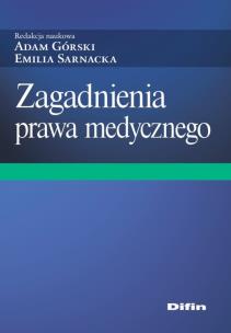 Okładka książki Zagadnienia prawa medycznego