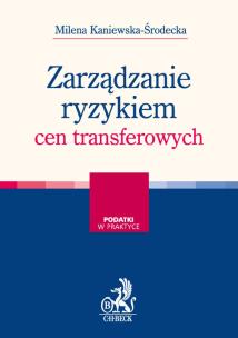 Okładka książki Zarządzanie ryzykiem cen transferowych