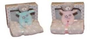 Opakowanie Zestaw New Baby z grzechotką, 2 kolory