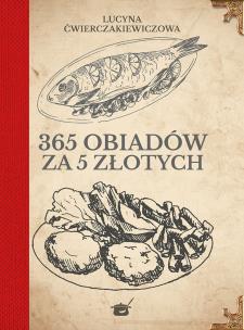 Okładka książki 365 obiadów za pięć złotych