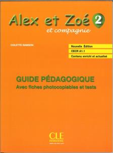 Okładka książki Alex et Zoe 2 przewodnik metodyczny Nowa edycja
