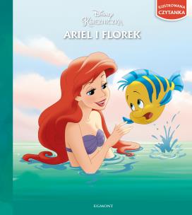 Ariel i Florek. Ilustrowana czytanka. Autor: Elisabeth Tate. Multiszop.pl Okładka książki Ariel i Florek. Ilustrowana czytanka