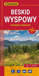 Okładka książki Beskid Wyspowy Pogórze Wiśnickie 1:50 000