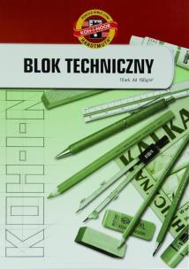Opakowanie Blok techniczny A4 10 kartek 10 sztuk