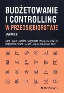 Okładka książki Budżetowanie i controlling w przedsiębiorstwie
