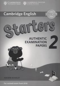 Opakowanie Cambridge English Starters 2 Answer booklet