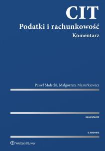 Okładka książki CIT Podatki i rachunkowość Komentarz